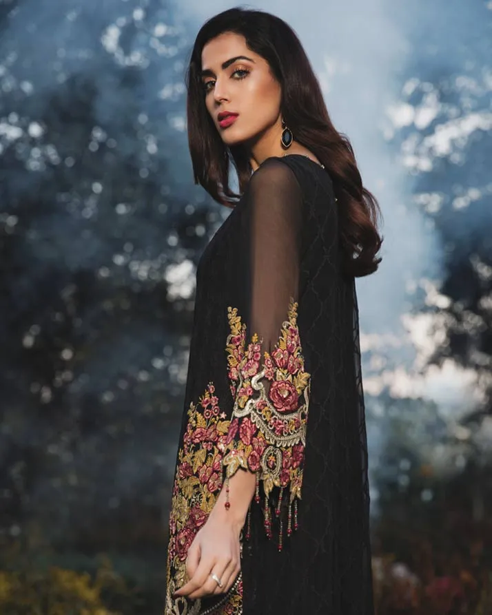 Adan's Libas Arcadia Festive Chiffon Collection – Zen | ZA-1287