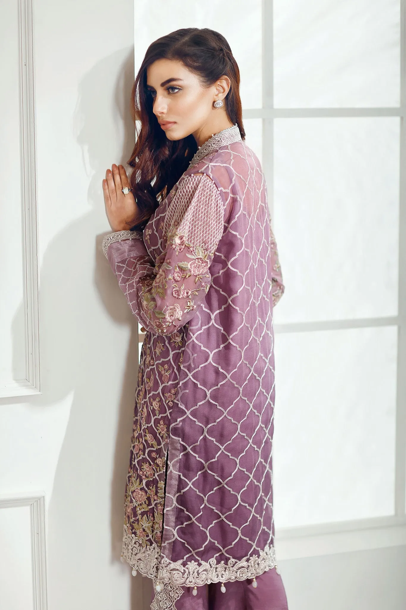 Baroque Luxury Chiffon Festive Edition – Captivating Orchid