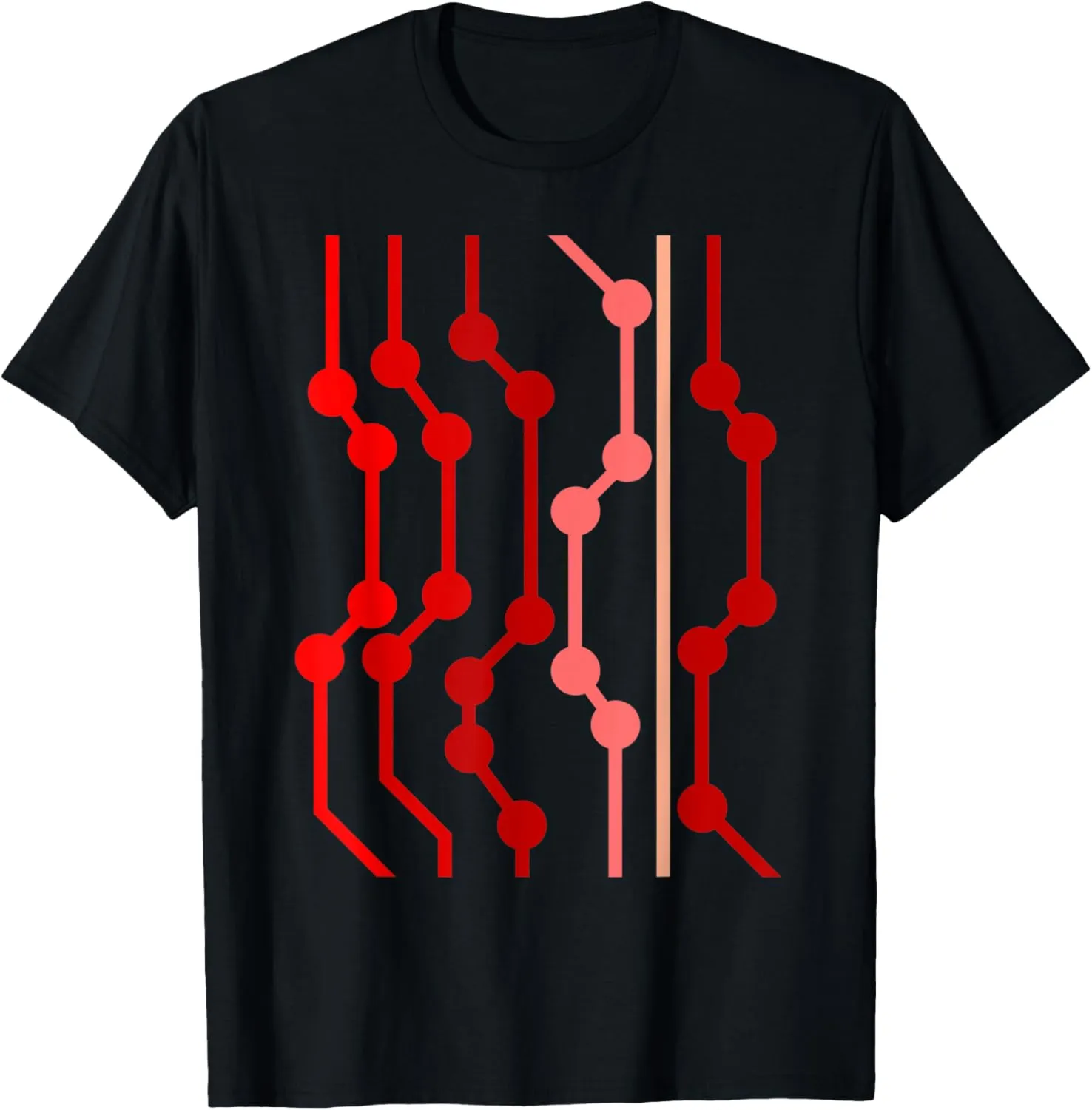 Geometric Pattern Geometry Abstract Vintage Conductor Path T-Shirt