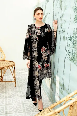 Ramsha Chevron Chiffon Collection  – F-1907