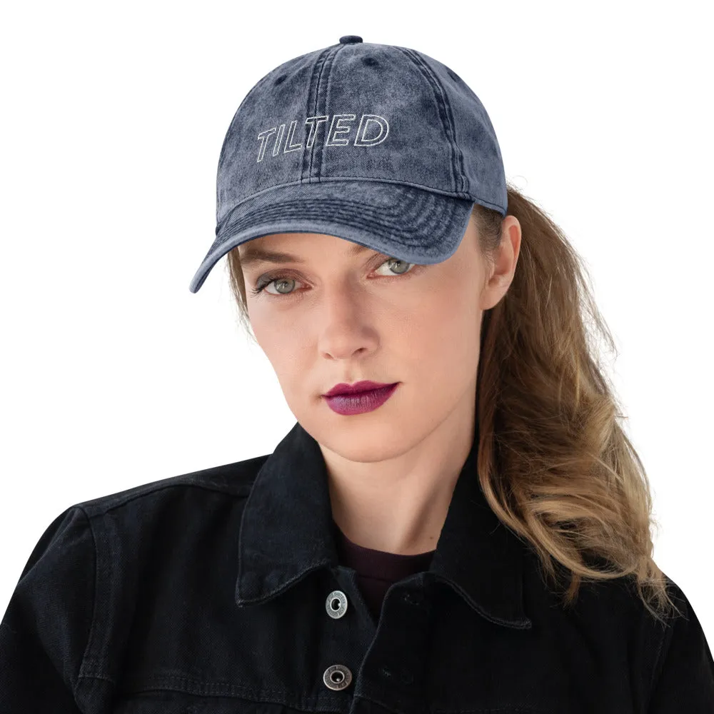 Tilted | Vintage Denim Cap