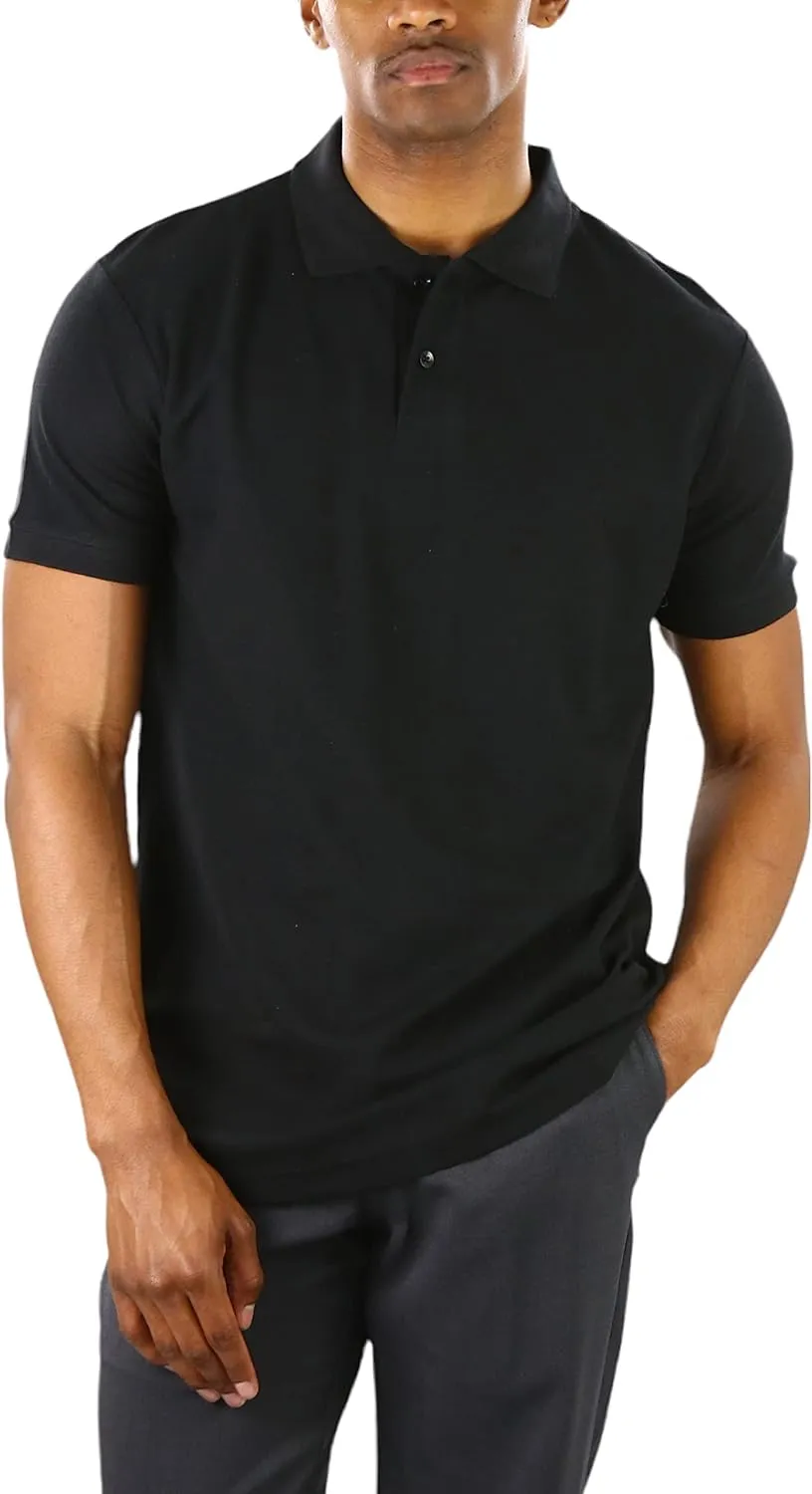 ToBeInStyle Men's Classic Short Sleeve Active Polo Shirt